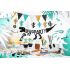 DINOSAURUS banner - DINO PARTY, černý, 20 x 90 cm