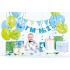 Párty dekorační set 1.narozeniny, chlapeček, modrý - 42 kusů