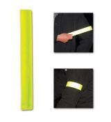 Rychloupínací reflexní náramek Roller Snap, žlutý, 40 x 3 cm