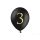 Balónek černý se zlatým č. 3