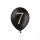 Balónek černý se zlatým č. 7