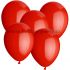 Balónky mix - Červené Konfety, bílé a červené balónky, 12 ks
