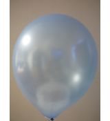 Balónek perleťový modrý 28 cm