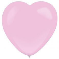 Srdce růžové, 30 cm, 1 ks
