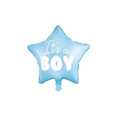 Fóliový balónek hvězda It´s a boy, 45 cm