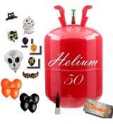 Helium set Halloween + Kostra, Duch a Lebka