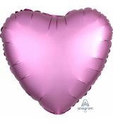 Fóliový balónek - srdce růžové