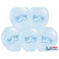 Balónek BOTIČKY modré, 30 cm, 6 ks