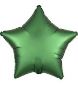 Fóliový balónek hvězda zelená 43 cm