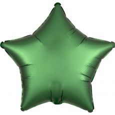 Fóliový balónek hvězda zelená 43 cm