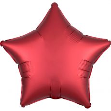Fóliový balónek hvězda červená 48 cm