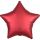 Fóliový balónek hvězda červená 48 cm