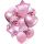 Balónkový set růžové konfety, 14 ks