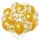 Balónky 10 ks mix - zlaté konfety