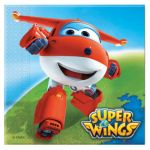 Super Wings ubrousky 20 ks,  33 cm x 33 cm