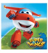 Super Wings ubrousky 20 ks,  33 cm x 33 cm