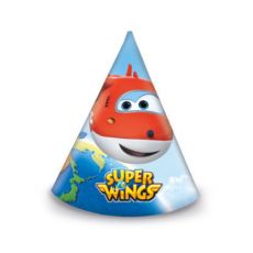 Super Wings party čepičky, 20 cm, 6 ks