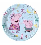 Peppa Pig talířky 8 ks, 23 cm