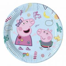 Peppa Pig talířky 8 ks, 23 cm