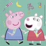 Peppa Pig ubrousky 20 ks,  33 cm x 33 cm