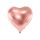 Fóliový balónek - srdce rose gold