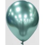 Balónek platina zelený 28 cm
