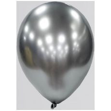 Balónek platina stříbrný 28 cm