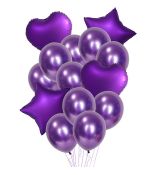 Balónkový set fialový, 14 ks