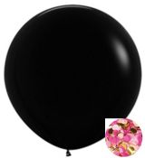 Balónek Holka -  Růžová náplň, 1 m