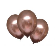 Balónek platina ROSE COPPER 28 cm, 6 ks