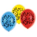LED balónek MICKEY MOUSE, 5 ks, 28 cm