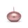 Plovoucí svíčka rose gold, metalická, 4 cm, 1 ks