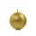 Svíčka koule, zlatá, metalická, 6 cm, 1 ks