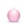 Svíčka koule, růžová, 8 cm, 1 ks