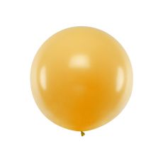 Obří balónek metalický zlatý, 1 m