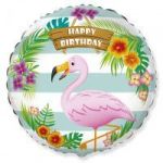 Fóliový balónek Plameňák HB, 45 cm
