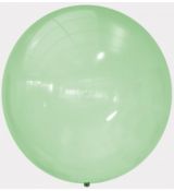 Transparentní balónek zelený 60 cm