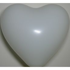 Srdce bílé, 30  cm, 1 ks