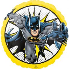 Fóliový balónek BATMAN, kulatý, 43 cm