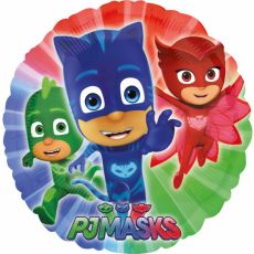 Fóliový balónek PJ MASKS, kulatý, 43 cm