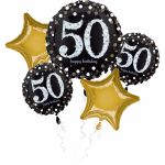 Balónkový set 50.narozeniny, 5 ks
