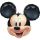 Fóliový balónek hlava Mickey Mouse, 63 x 55 cm