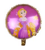 Fóliový balonek princezna Locika, kulatý, 45 cm