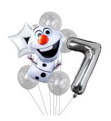 Balónkový set Olaf, 7.narozeniny, 7 ks