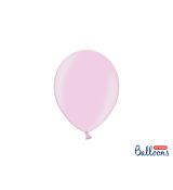 Balónek metalický světle růžový, 23 cm