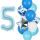Balónkový set 5.narozeniny, modrý, 11 ks