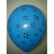 Balonek Fotbal, 30 cm, 5 ks, mix barev