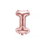 Fóliové písmeno I - rose gold, 40 cm