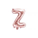 Fóliové písmeno Z - rose gold, 40 cm