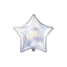 Fóliový balónek hvězda perleťová, 48 cm